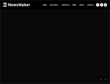 Tablet Screenshot of newsmakersystems.com